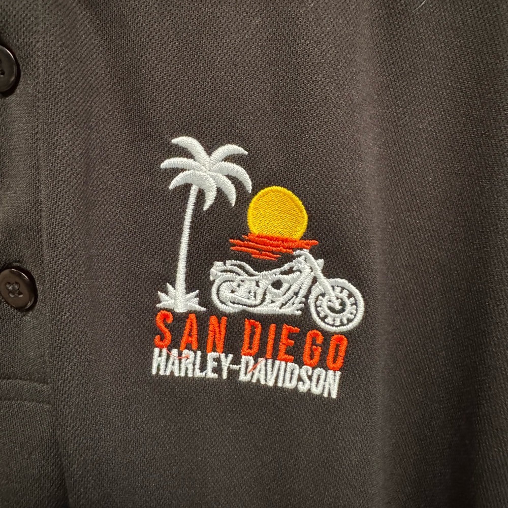 San Diego Harley Davidson polo